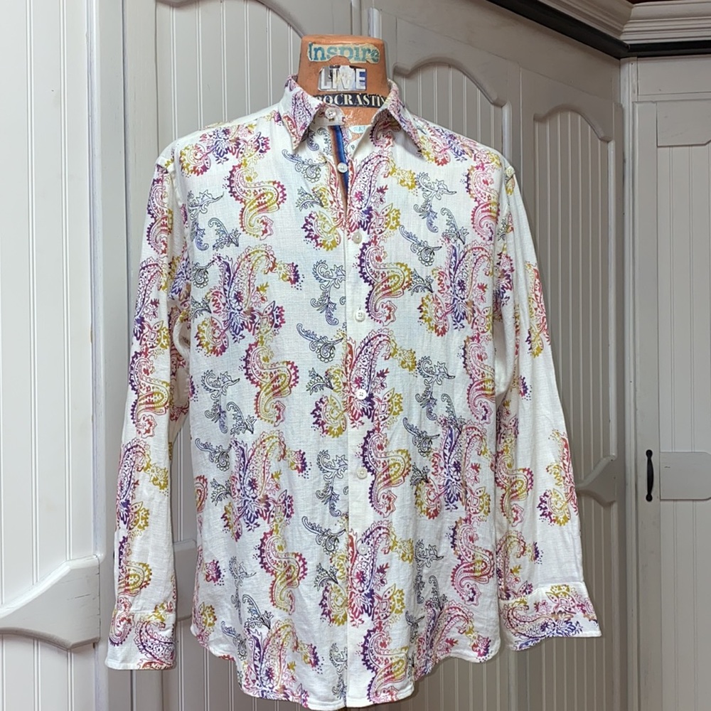 Robert Graham Multicolor Paisley Casual Button Down Shirt - Picture 4 of 11